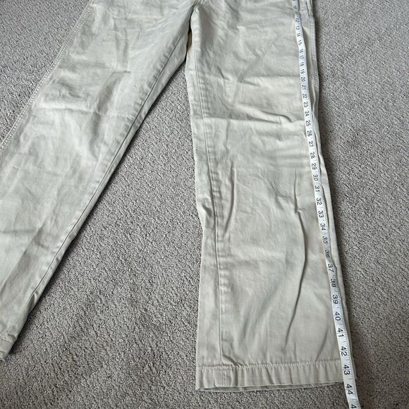 Polo Ralph Lauren Pants Mens 36x34 Tan Chino Flat Front Classic Preppy RL-5 Flag - Picture 12 of 13